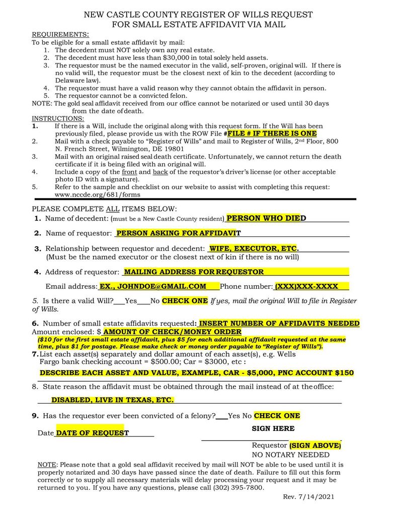 Transfer of Small property without inheritance enrollment